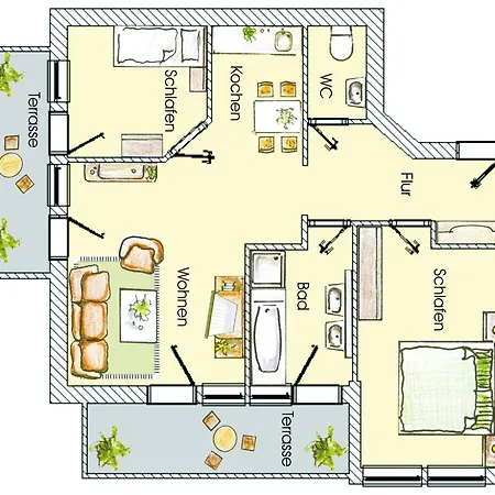 Brise Neubauvilla Elbflorenz App 06 דירה